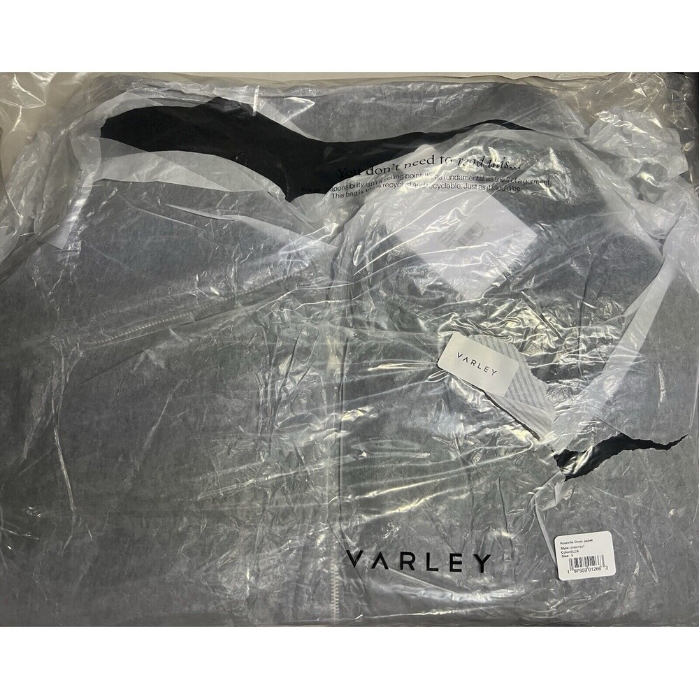 Varley Roseville Down Jacket Puffer Black Small MSRP $398 - Picture 9 of 9